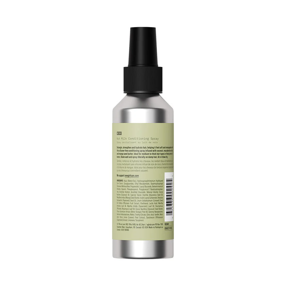 AG Care Coco Nut Milk Conditioning Spray 148ml - Image 3