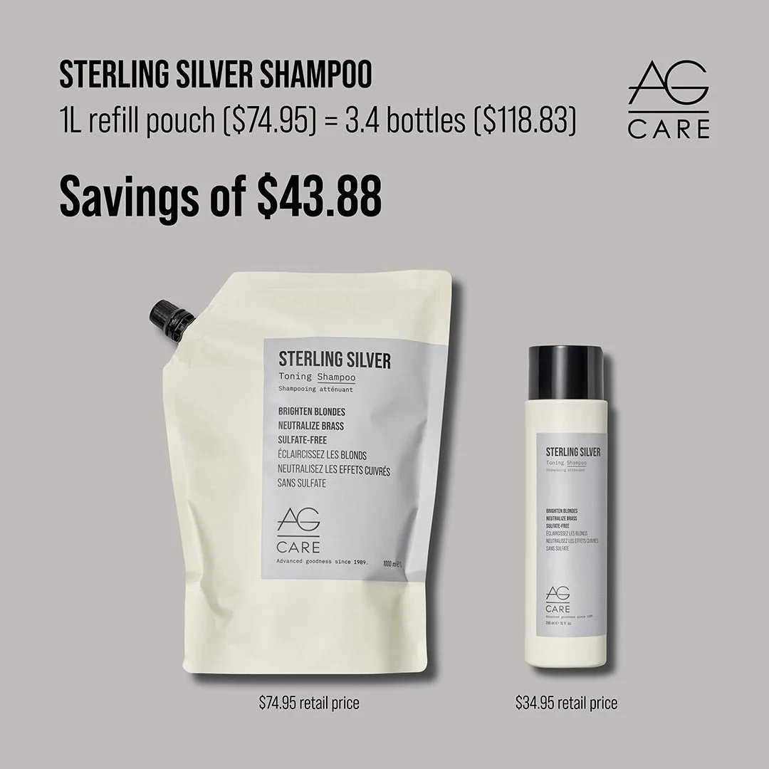 AG Care Sterling Silver Toning Shampoo 1L - Image 4