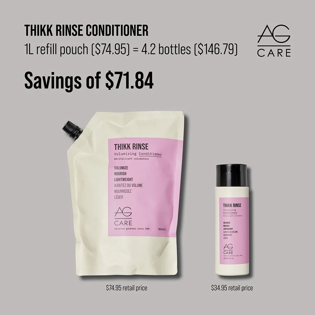 AG Care Thikk Rinse Volumizing Conditioner 1L - Image 4