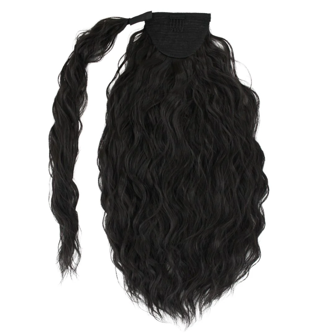 Amazing Hair Curly Synthetic 20" Pony #2 Dark Brown - Image 2