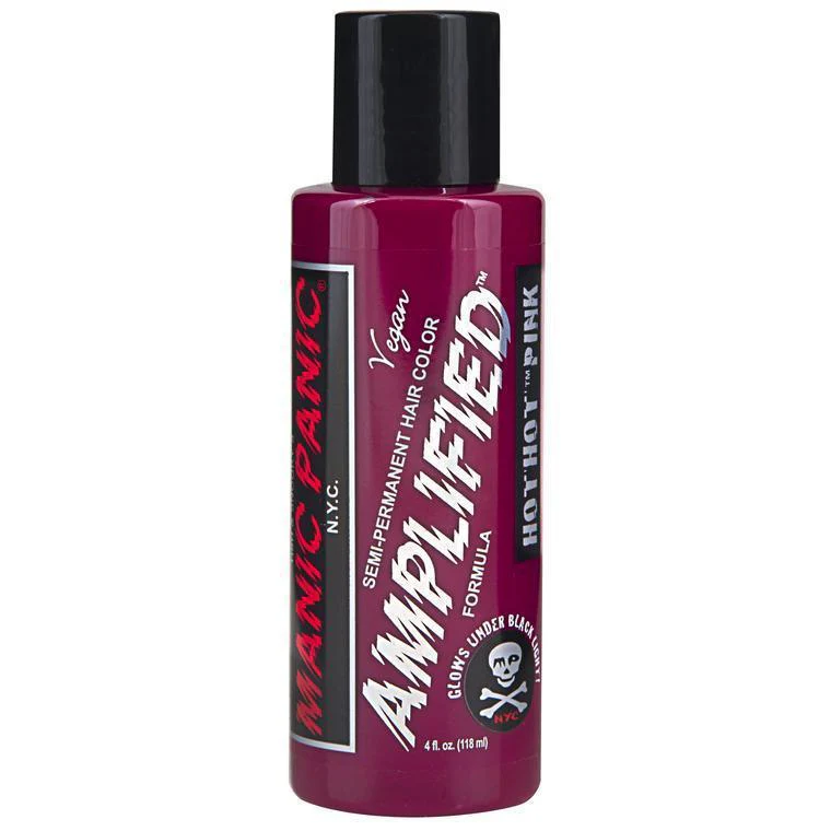 Manic Panic Amplified Semi Permanent Hair Colour Hot Hot Pink 118ml - Image 2