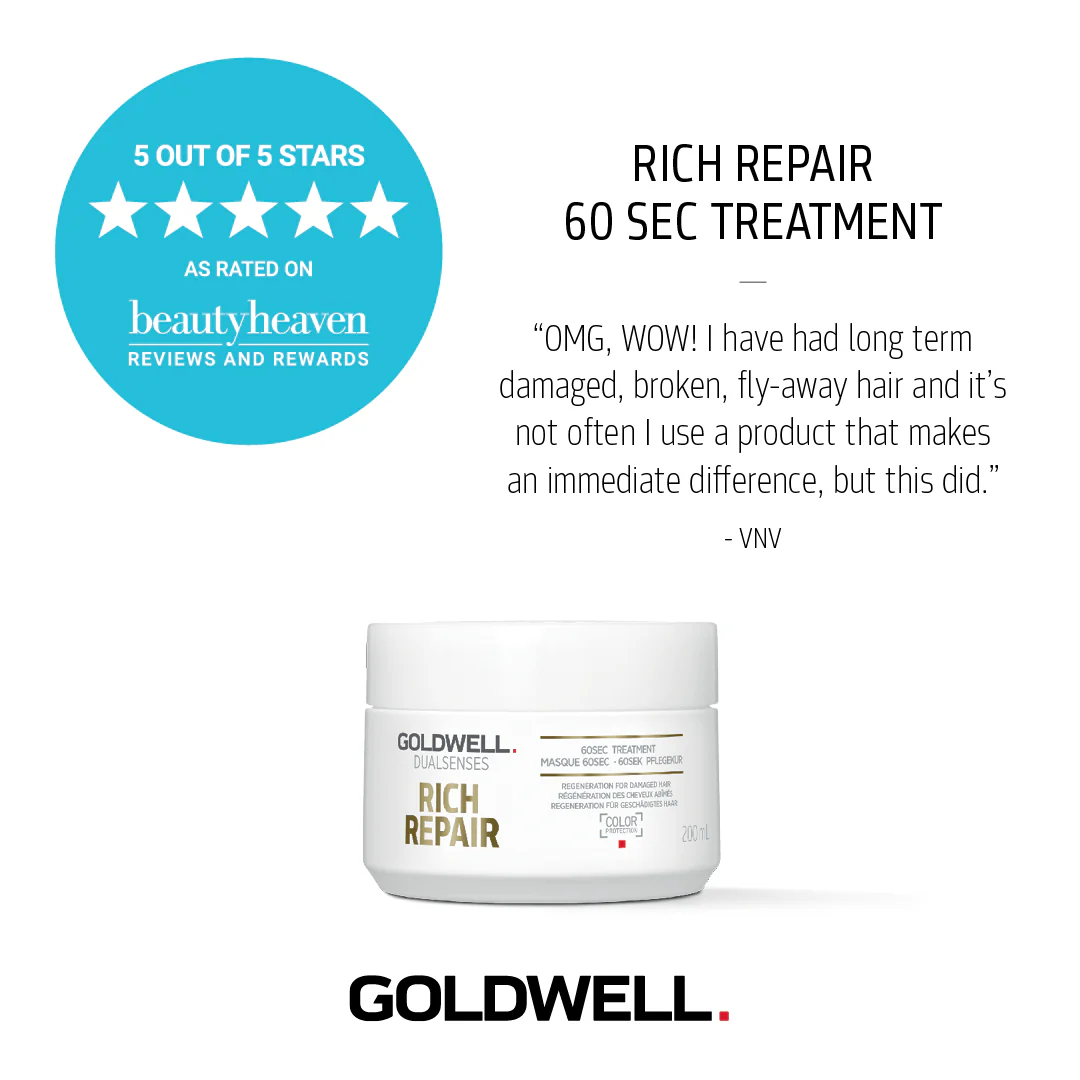 Goldwell Dualsenses Rich Repair 60 Second Treatment 200ml - Image 4