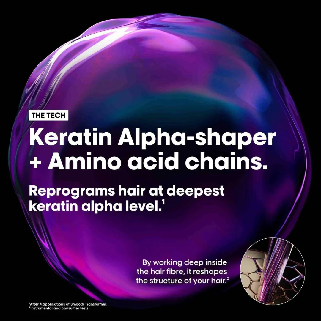 L'Oreal Professionnel Keratin Alpha Sleek Mask 250ml - Image 3