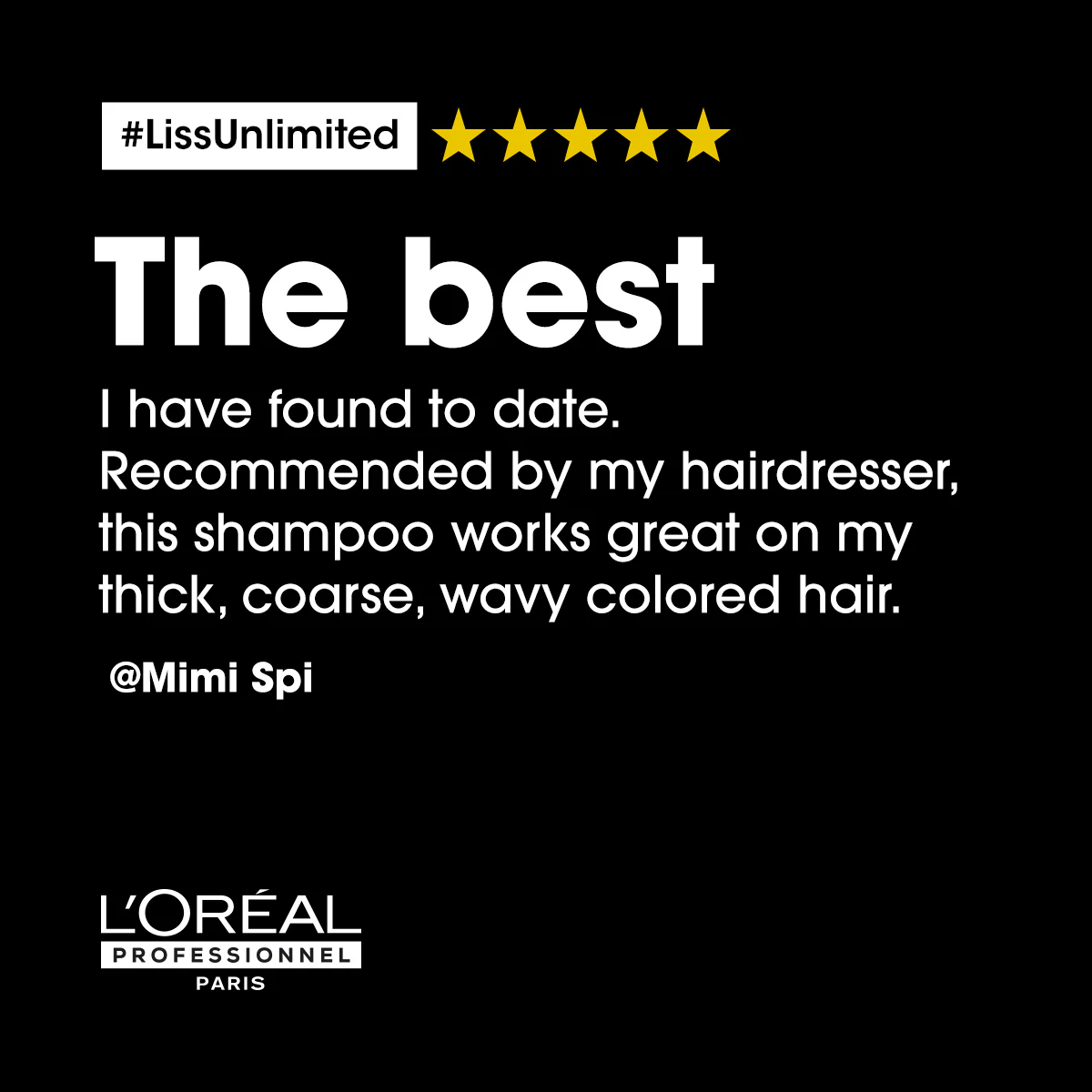 L'Oreal Professionnel Serie Expert Liss Unlimited Shampoo 300ml - Image 3