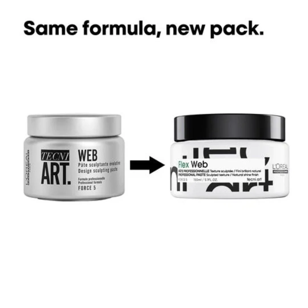 L'Oreal Professionnel Tecni.ART Web Sculpting Paste 150ml - Image 3