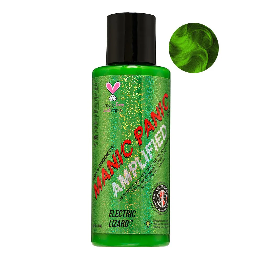 Manic Panic Amplified Semi Permanent Hair Colour Electric Lizard 118ml - Image 2