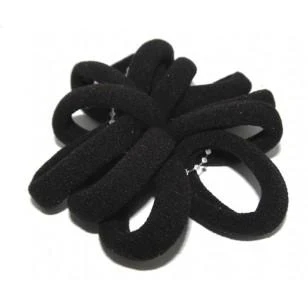 Where on Earth Mini Soft Hair Ties Black