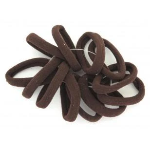 Where on Earth Mini Soft Hair Ties Brown