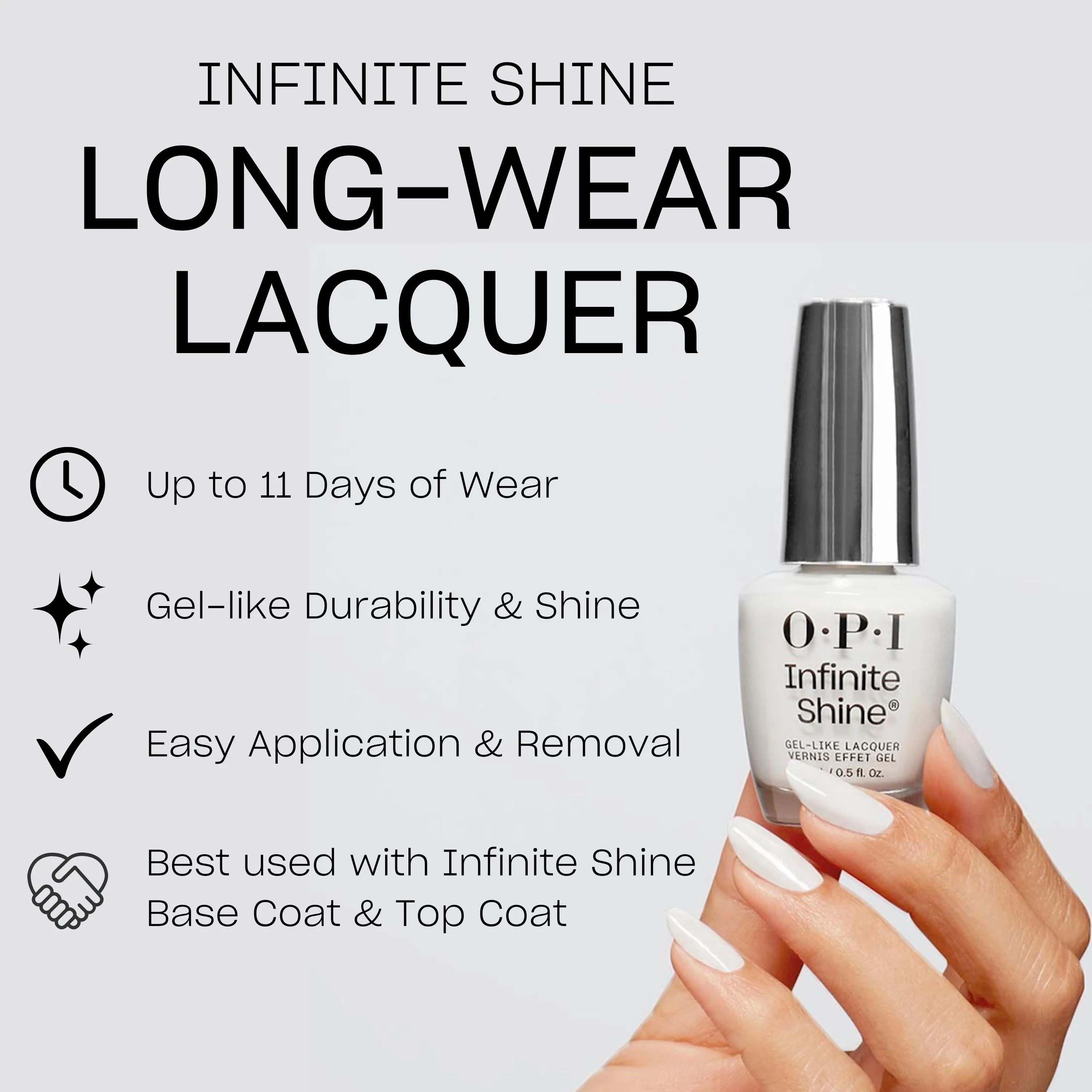 OPI Infinite Shine Base Coat 15ml - Image 2