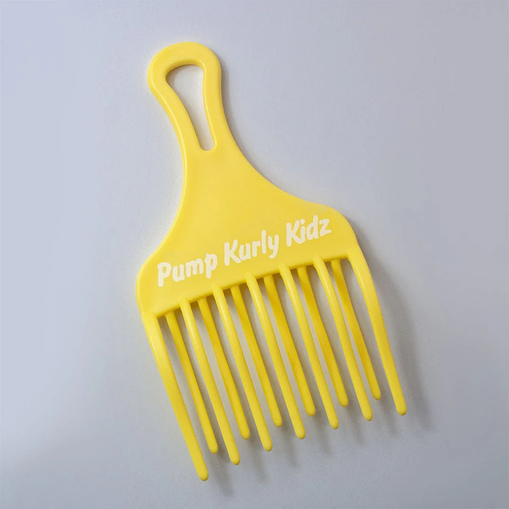 Pump Kurly Kidz Yellow Curl Detangle Comb - Image 2