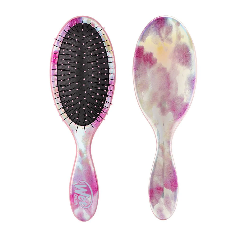 Wet Brush Watercolour Tie Dye Detangler Brush Blush - Image 2